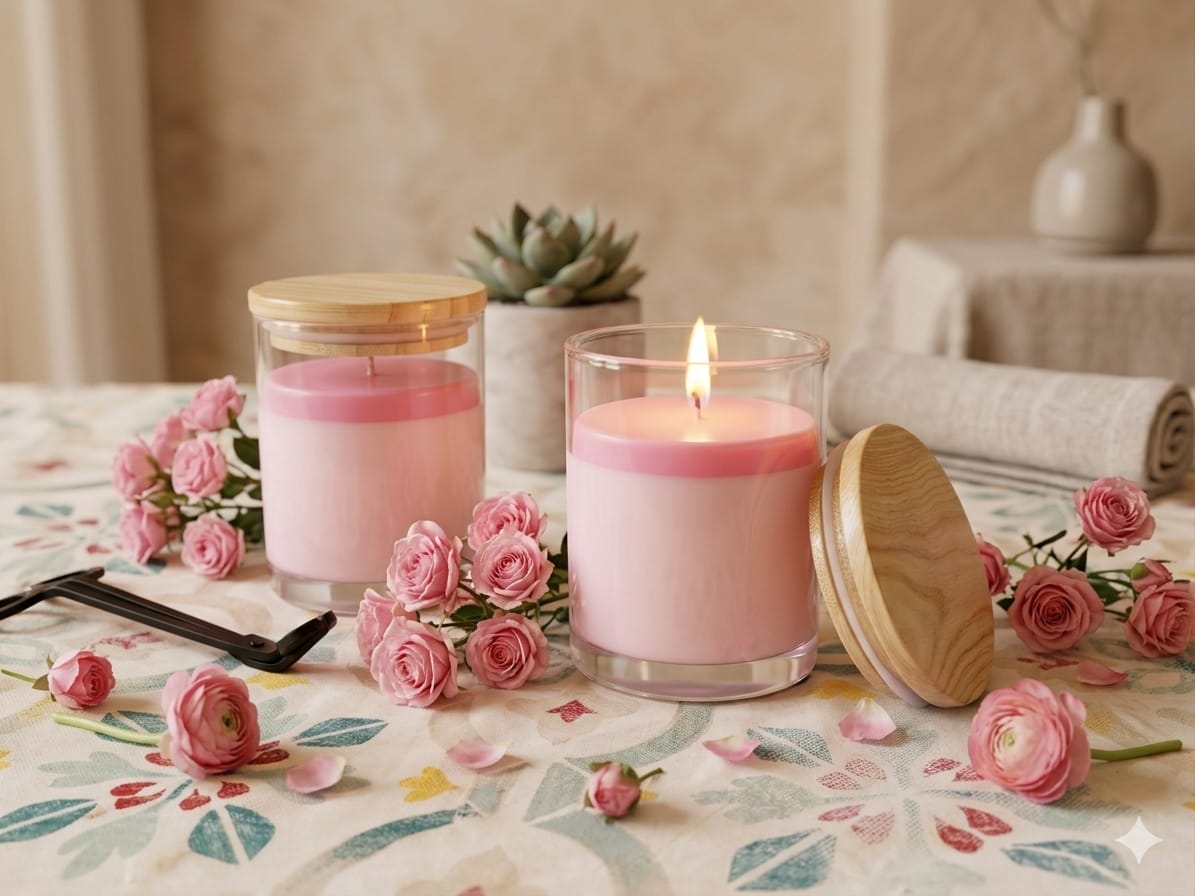 Rose Glow Candle