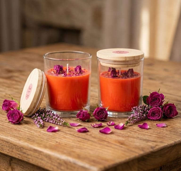 Bouji rose Gessi's Candle